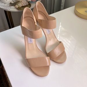 Jimmy choo nude heels